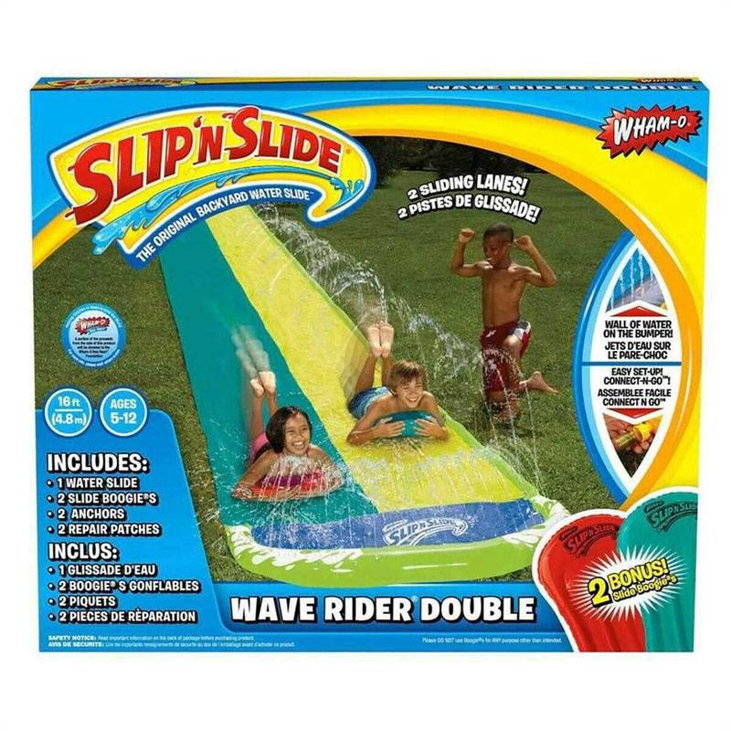 Wham-o 16ft Slip 'N Slide Double Wave Rider Water Slide-3