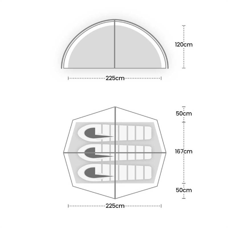 Wild Country Helm Compact 3 Tent-4