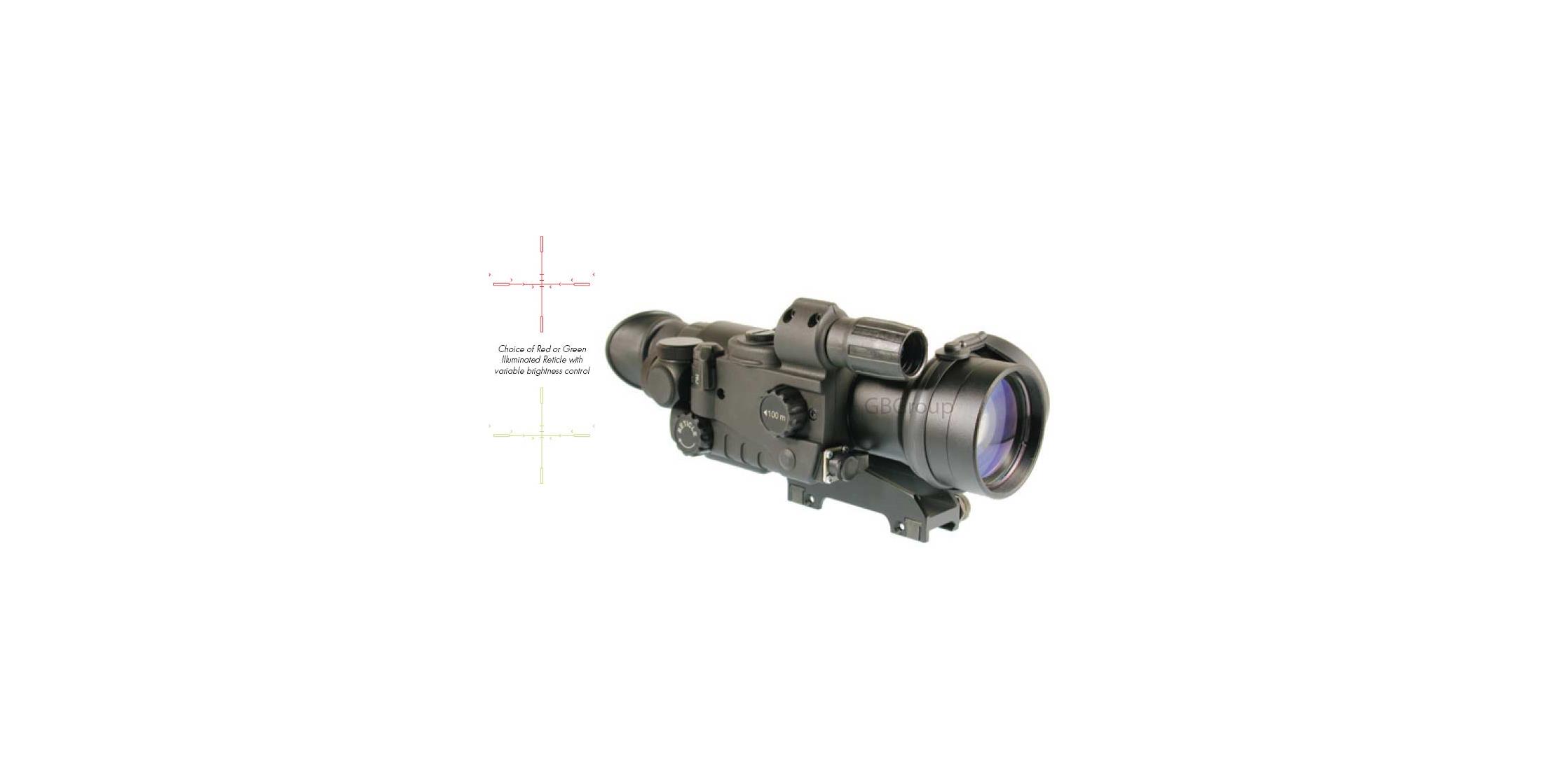 Yukon Sentinel 2.5 x 50 Sporting Night Vision Rifle Scope