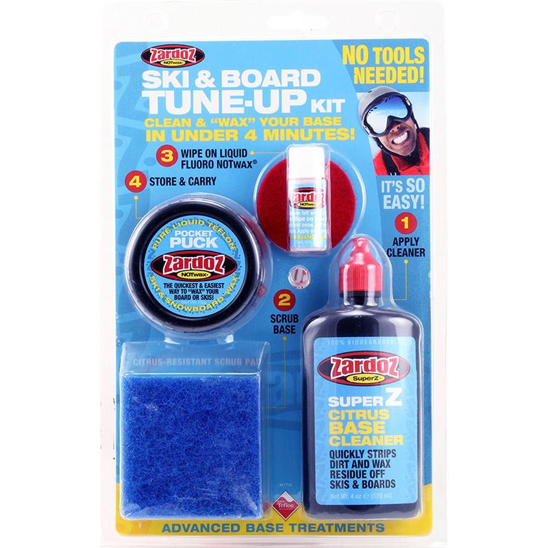 Zardoz NOTwax Ski and Snowboard TuneUp Wax Kit