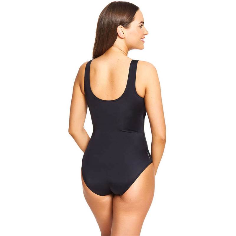 Zoggs Womens Hybrid Tropics Scoopback Swimsuit-4