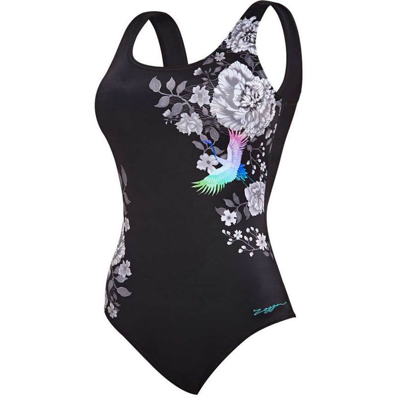 Zoggs Womens Sakura Scoopback Swimsuit-1