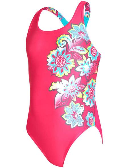 Zoggs Girls Garden Party Rowleeback Swimsuit
