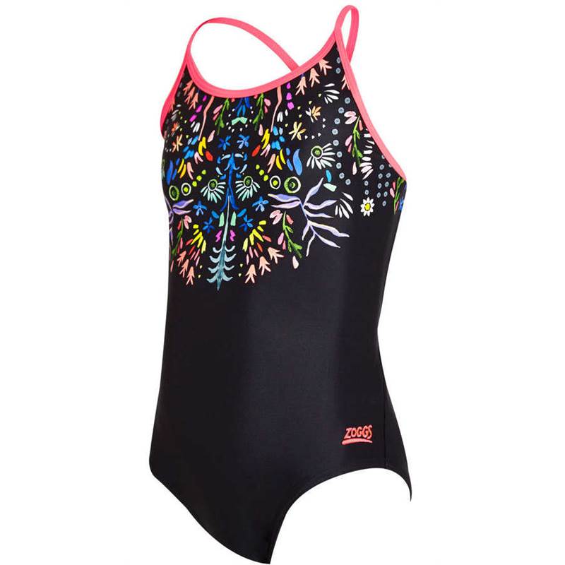 Zoggs Girls Maia Tie Back Swimsuit-1