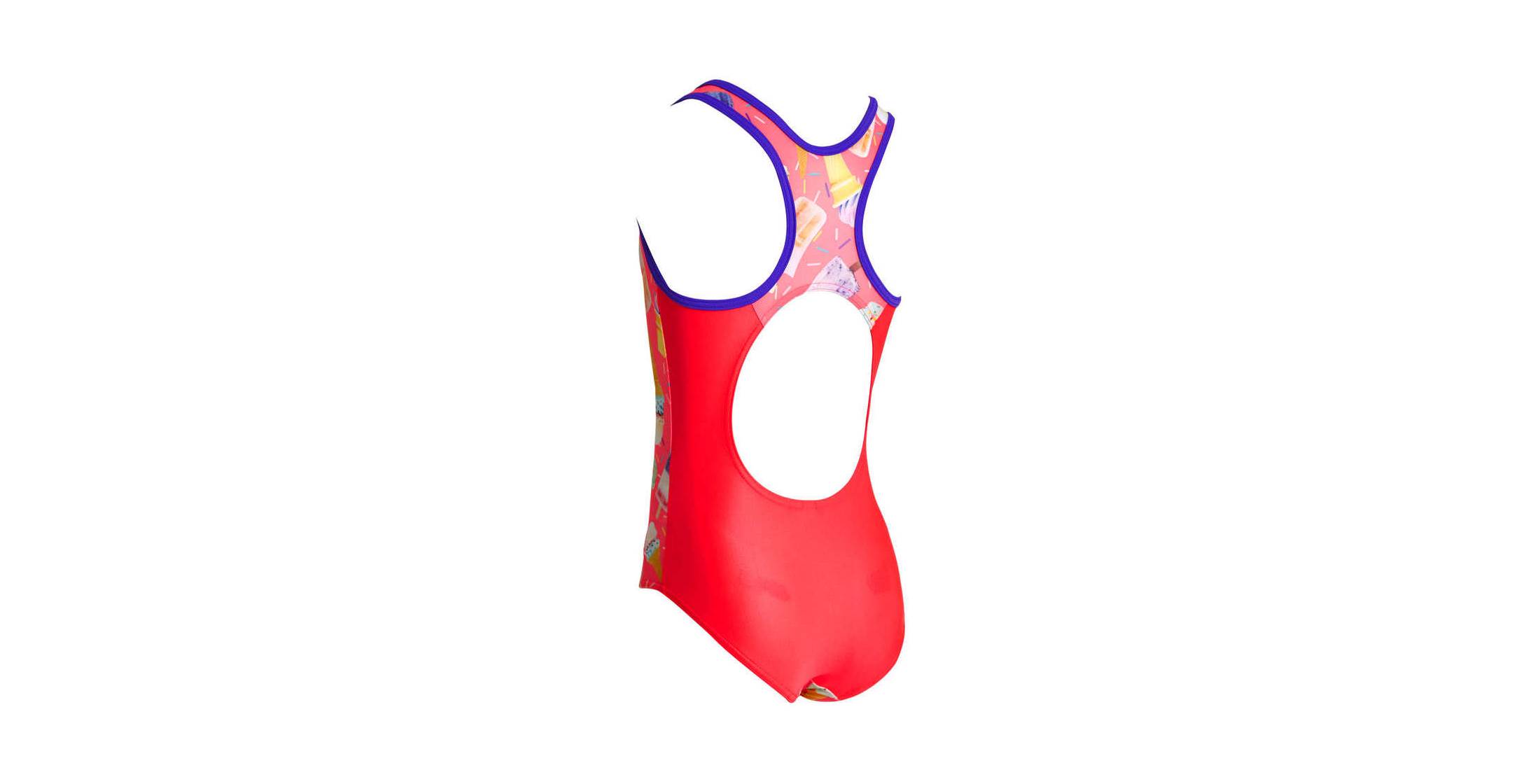 Zoggs Girls Ice Dream Actionback Swimsuit OutdoorGB