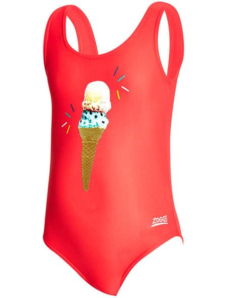 Zoggs Girls Ice Dream Scoopback Swimsuit