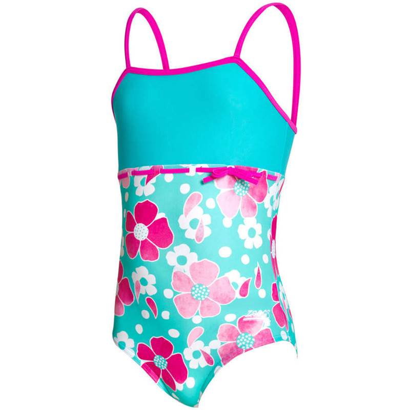 Zoggs Girls Petal Magic Classicback Swimsuit-1