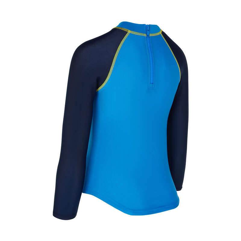 Zoggs Kids Long Sleeve Zip Sun Ecolast Top-4