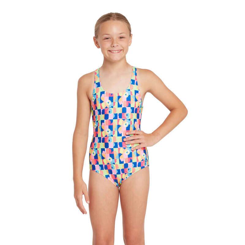 Zoggs Girls Garden Party Rowleeback Swimsuit-3