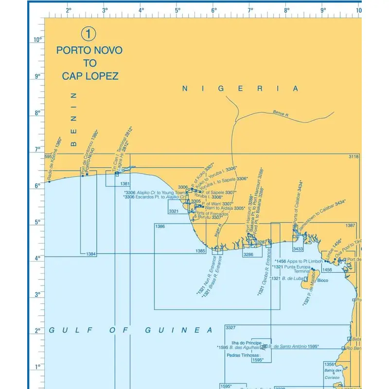 Admiralty Charts Africa (Ghana To Mozambique) & Tristan Da Cunha Group G1 67-3