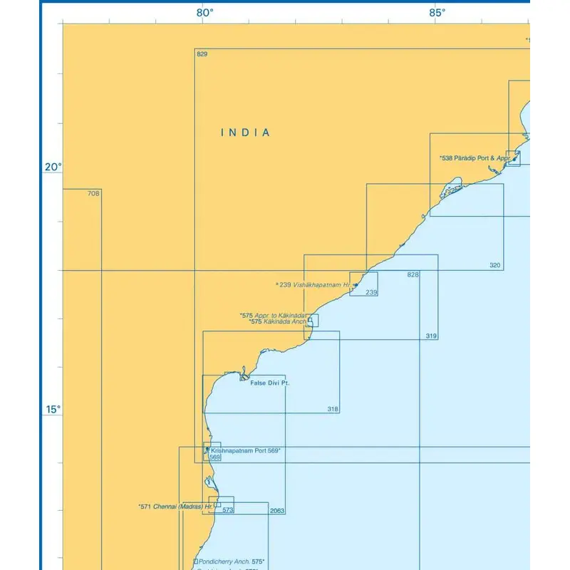 Admiralty Charts Bay Of Bengal I 77-3