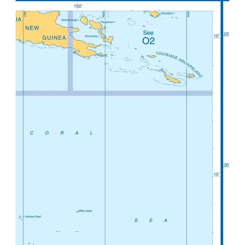 Admiralty Charts East Coast Of Australia M1 103-4