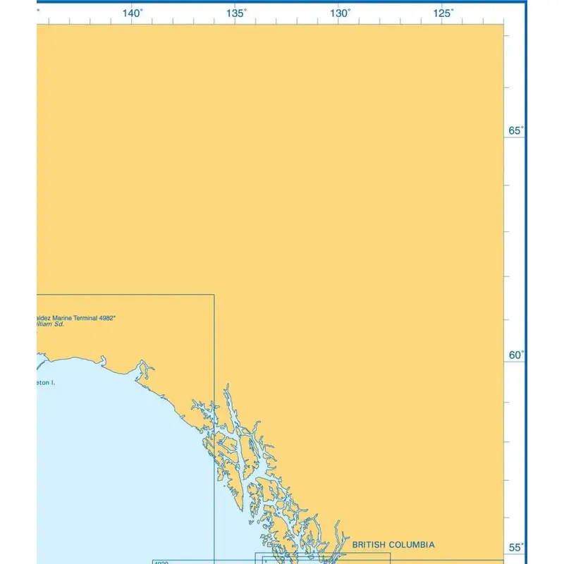 Admiralty Charts Bering Sea And North Pacific Ocean Q 121-5