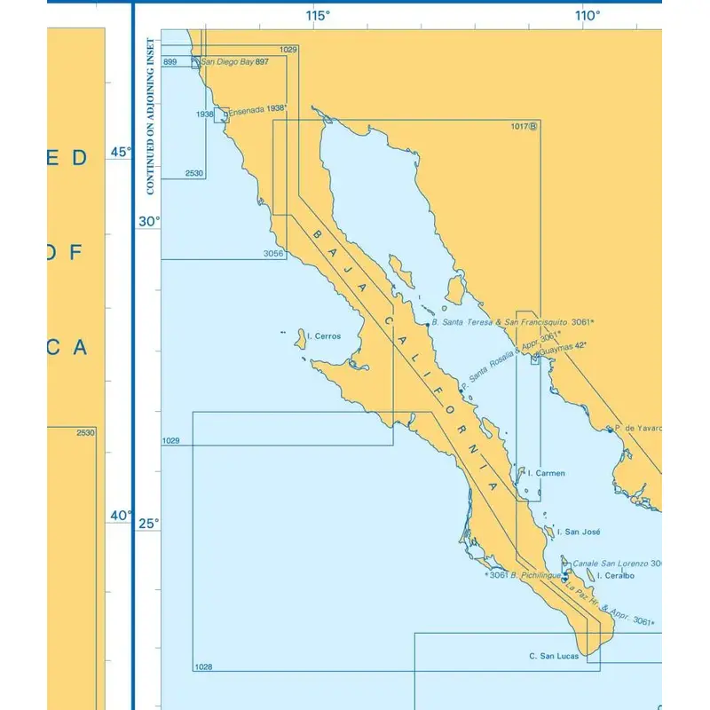Admiralty Charts Usa (west) And Mexico R 125-4