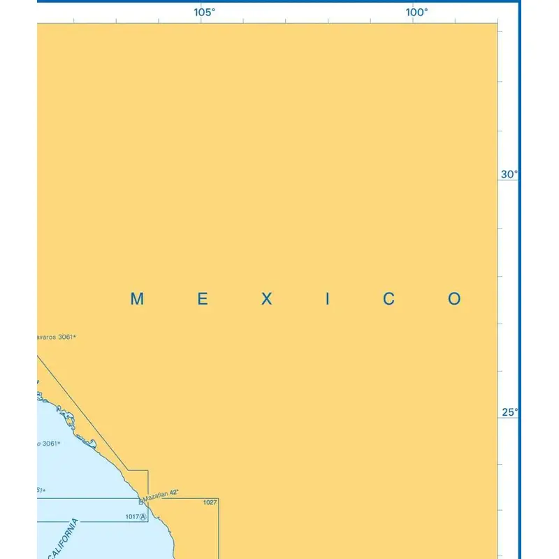 Admiralty Charts Usa (west) And Mexico R 125-5