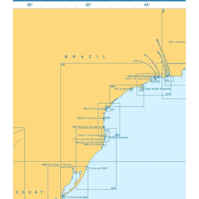 Admiralty Charts South America And Punta Atlas To Arquipelago Dos Abrolhos S2 131-4