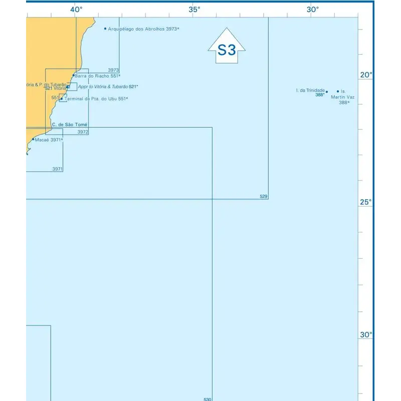 Admiralty Charts South America And Punta Atlas To Arquipelago Dos Abrolhos S2 131-5