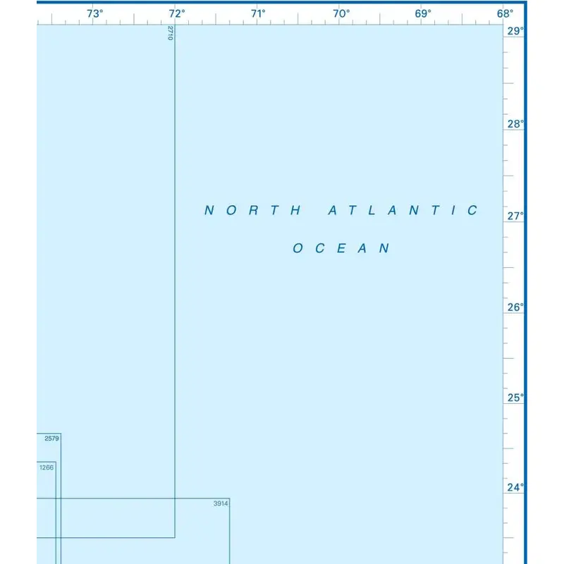 Admiralty Charts West Indies, Bahamas to Dominican Republic, Cuba and Jamaica T2 139-5