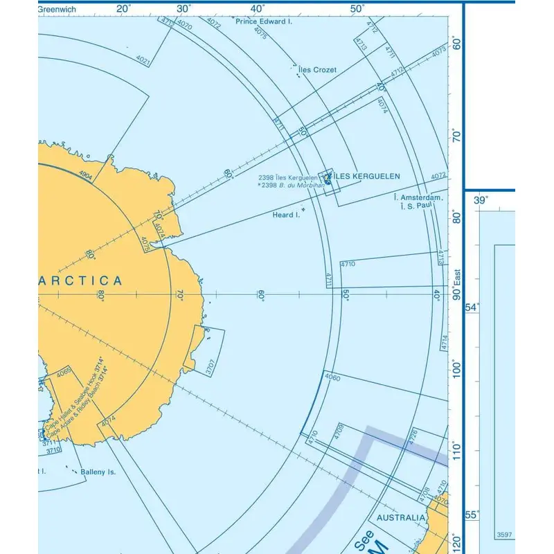 Admiralty Charts Antarctica, Falkland Islands And Islands In The Southern Ocean W 149-4