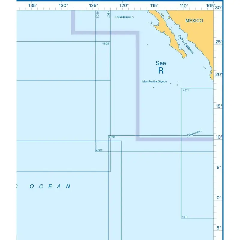 Admiralty Charts Central Pacific Islands P 117-5
