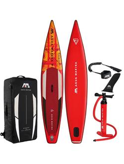 Aqua Marina Race Race iSUP with Coil Leash