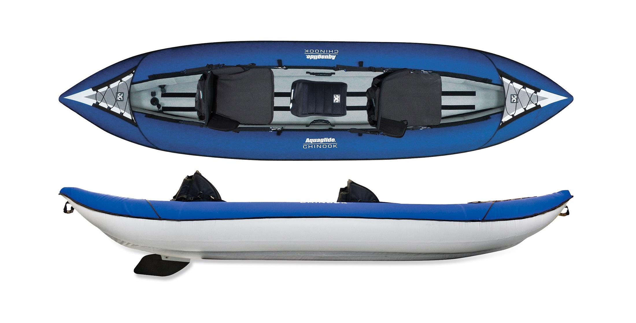 Aquaglide Chinook Tandem 3 Person Inflatable Kayak