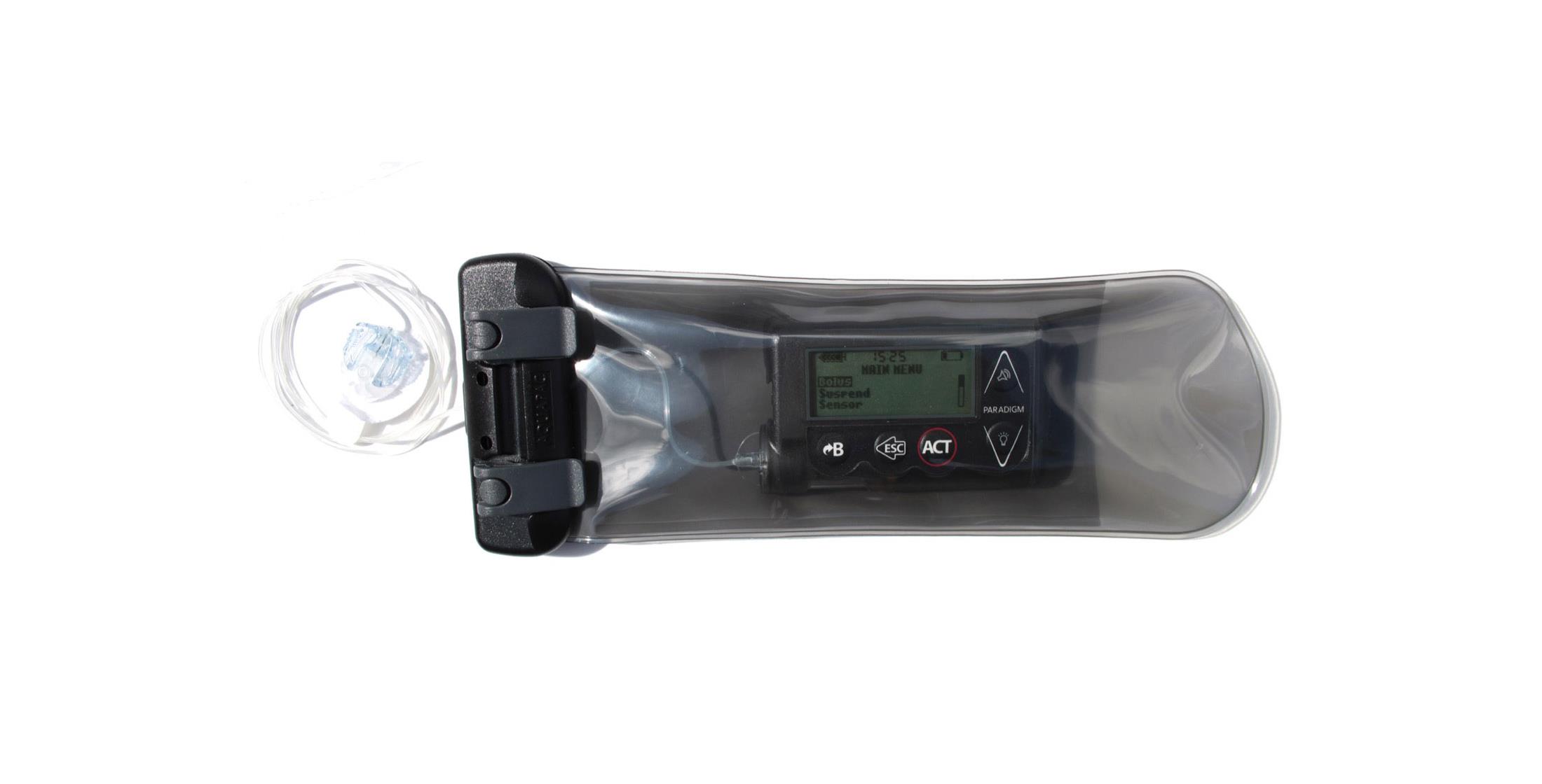 Aquapac Waterproof Microphone and Insulin Pump Case
