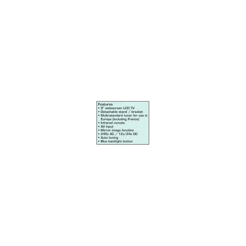 Svensen 9 Inch Widescreen LCD TV Stv9000-3