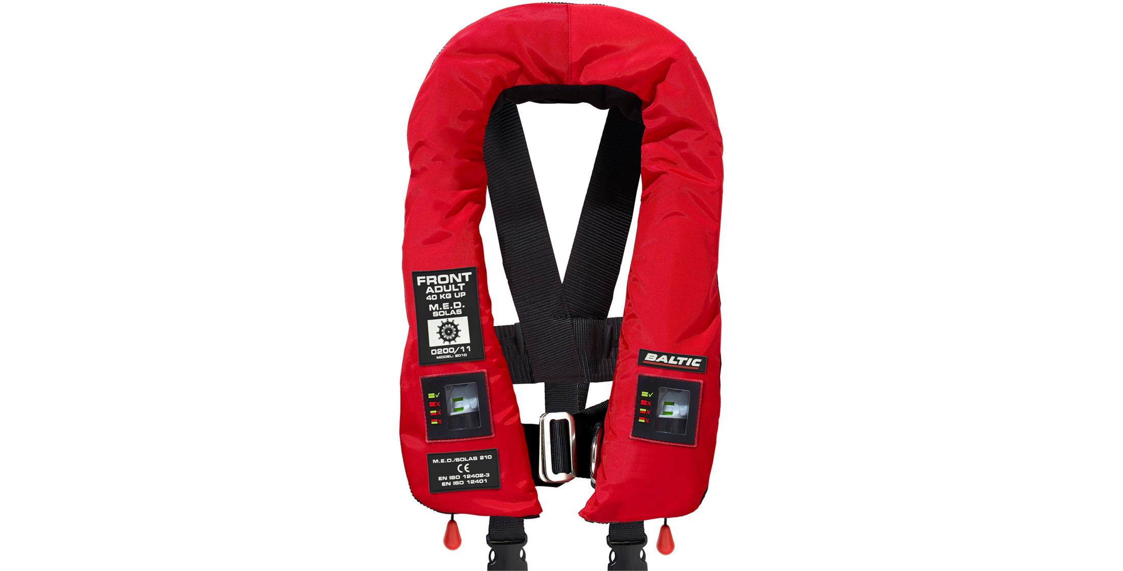Baltic 210 M.E.D./SOLAS Approved Lifejacket with Harness