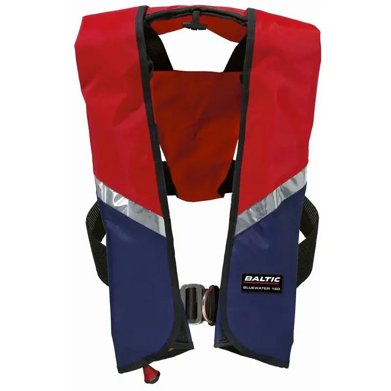 Baltic Blue Water 150n Inflatable Lifejacket Auto Or Manual Optional Harness-3