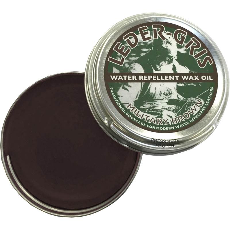 leder gris brown