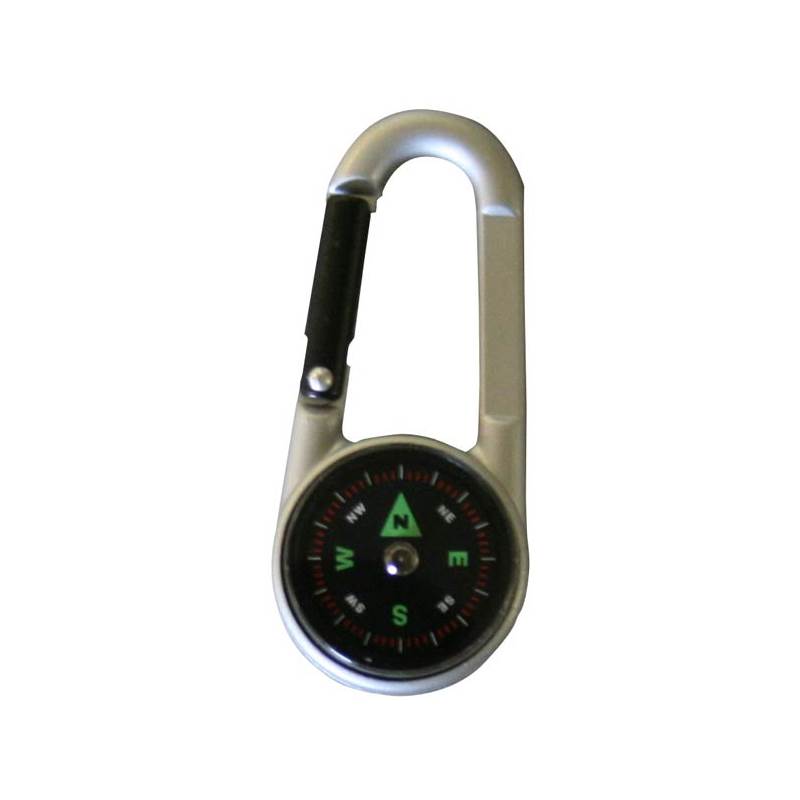 Bushcraft 3 in 1 Karabiner Compass and Thermometer-1