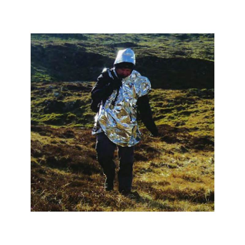 Bushcraft Emergency Foil Poncho-1