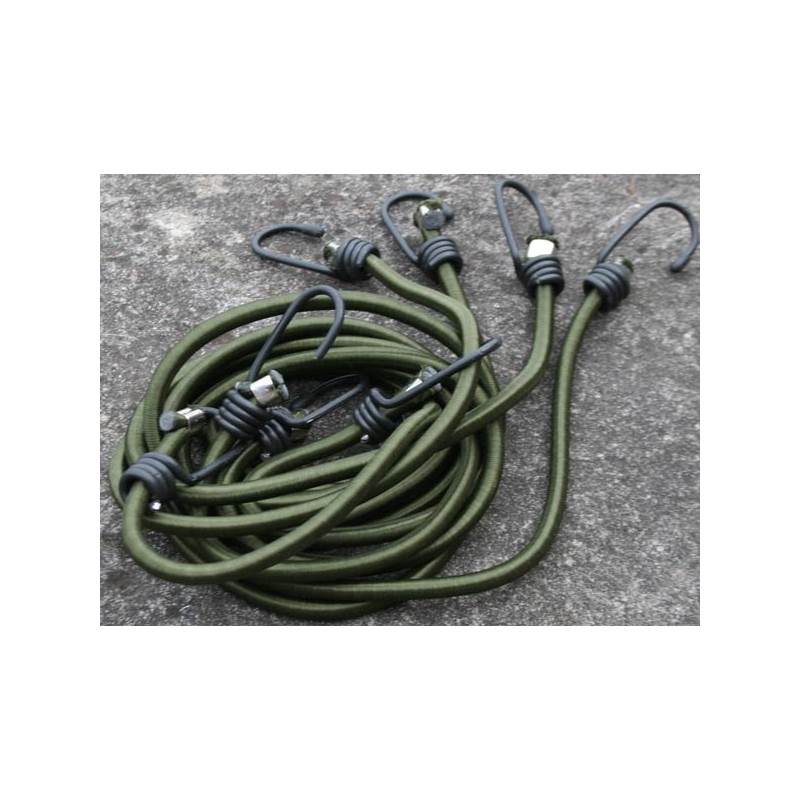Bushcraft Elasticated Bungees x 4-2