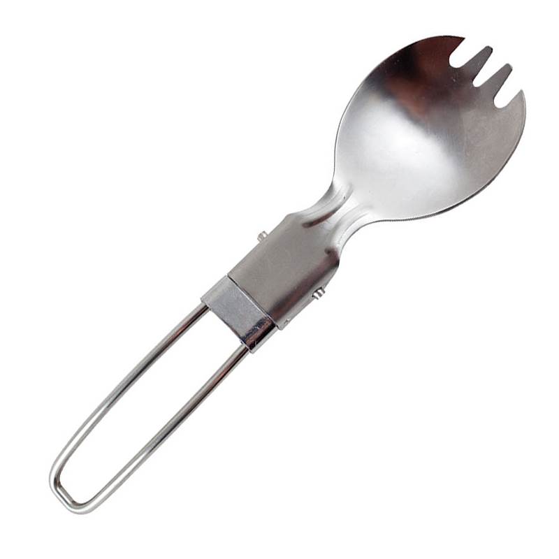 Stainless Steel Folding Spork-1