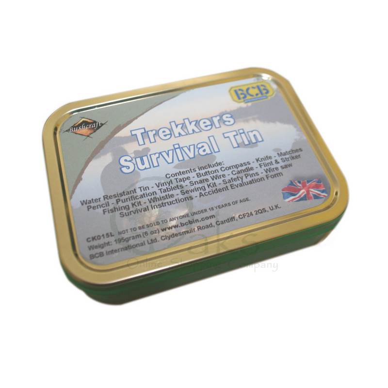 Bushcraft Trekkers Survival Tin-1