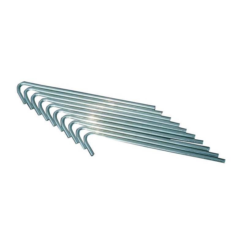 Bushcraft Steel Pegs (x10))-1