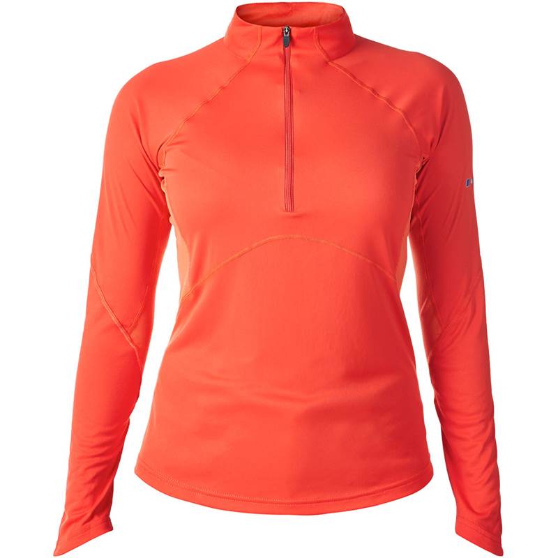 Berghaus Vapour Womens Long Sleeve Zip Neck Baselayer Top-4