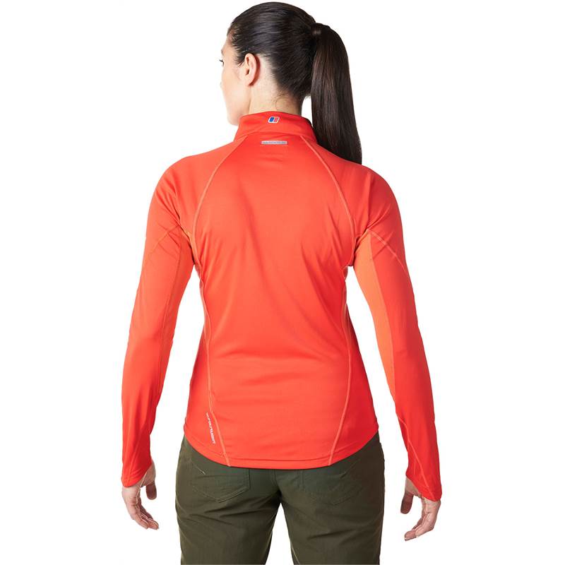 Berghaus Vapour Womens Long Sleeve Zip Neck Baselayer Top-5