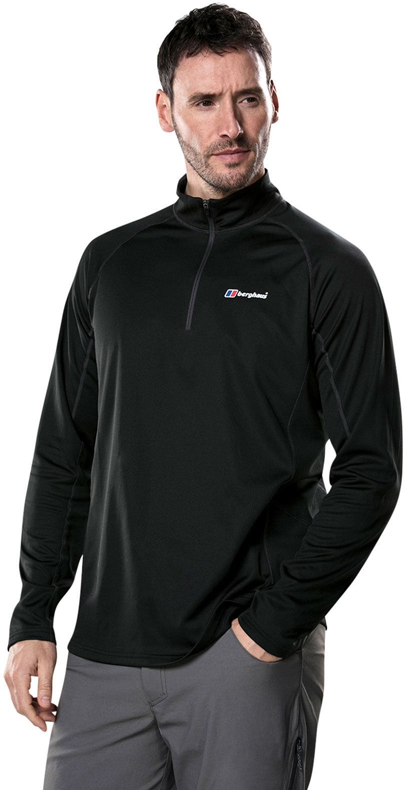 berghaus tech tee ls zip 2.0