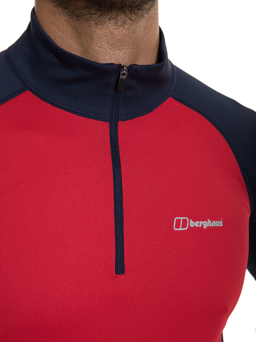 berghaus tech tee ls zip 2.0
