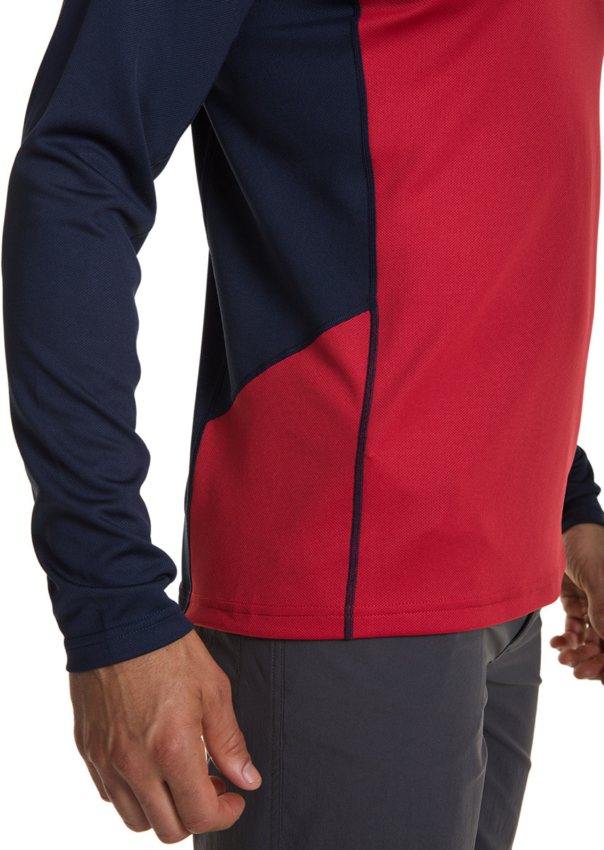 berghaus tech tee ls zip 2.0