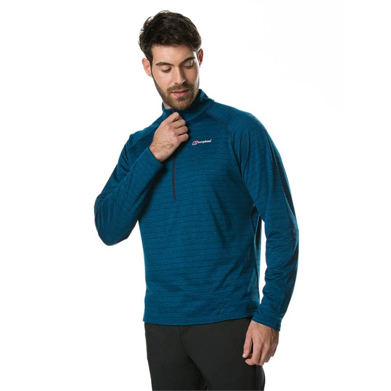 Berghaus Mens Thermal Tech Tee Long Sleeve Zip Top-4