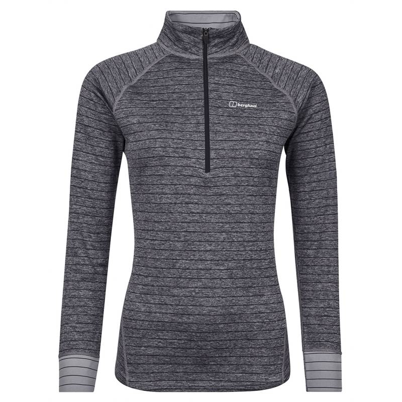 Berghaus Womens Thermal Tech Tee Long Sleeve Zip Top-1
