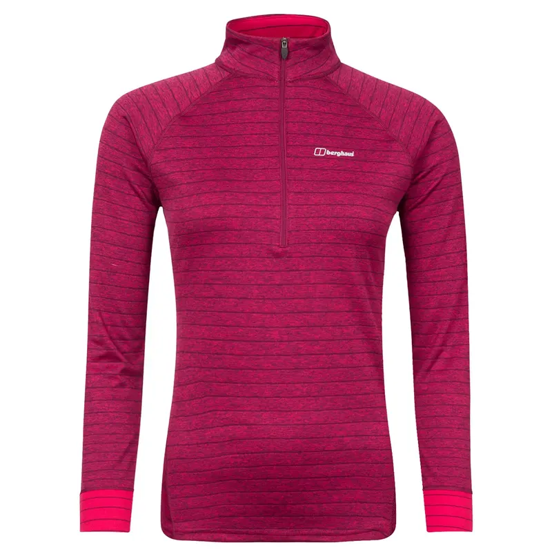 Berghaus Womens Thermal Tech Tee Long Sleeve Zip Top-5