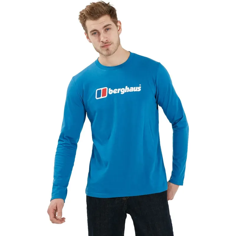 Berghaus Mens Organic Big Logo LS T-Shirt-4
