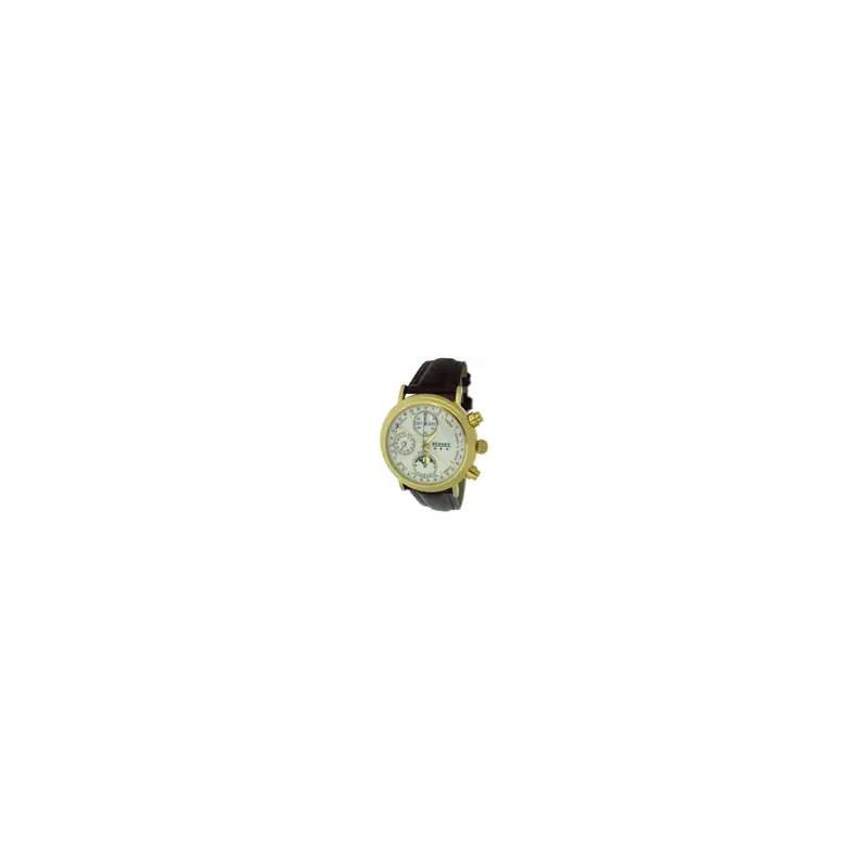 Bernex Gents 18-Carat Gold Multi-Dial Watch Inc. Moonphase-2