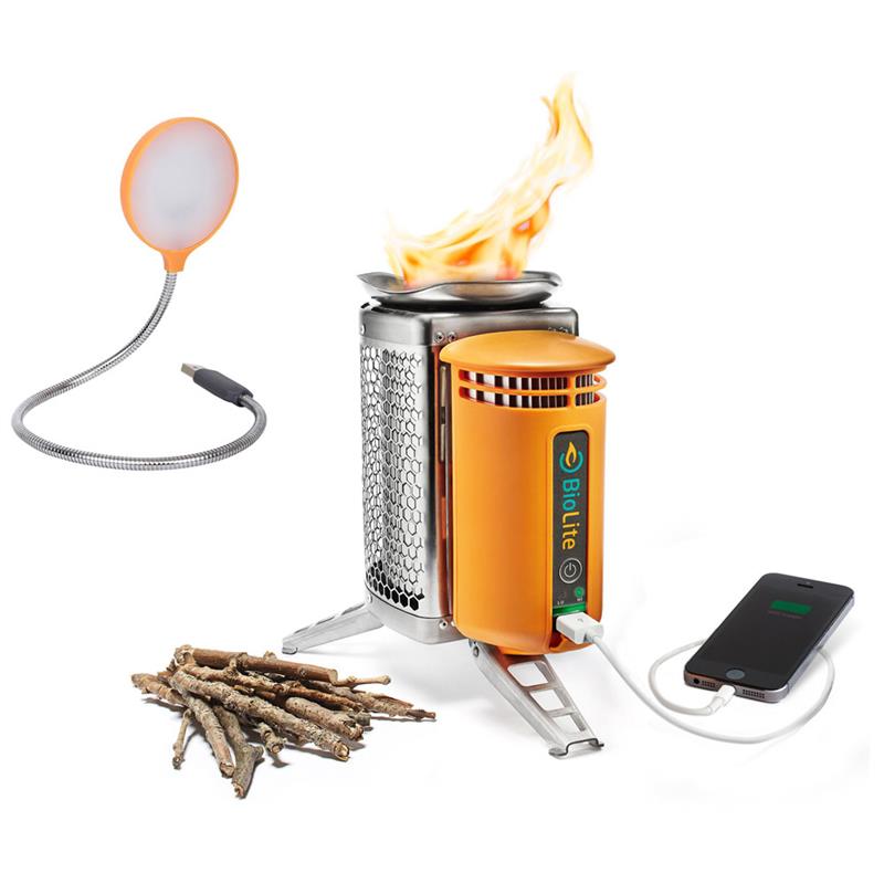 BioLite Wood Burning CampStove with USB Charger and FREE FlexLight-2