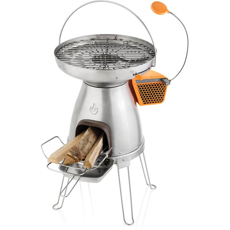 BioLite Wood Burning BaseCamp Stove with USB Charger and FREE FlexLight-1