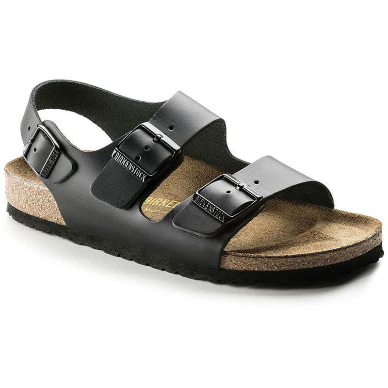Birkenstock Mens Milano Natural Leather Regular Sandals-1